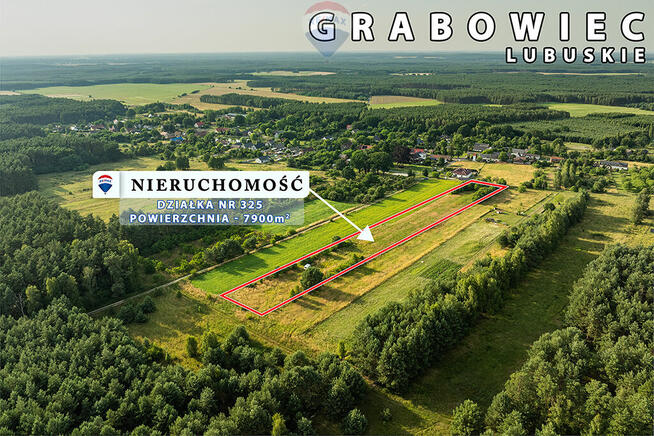 Na sprzedaż działka rolna 7900 m2, pod lasem