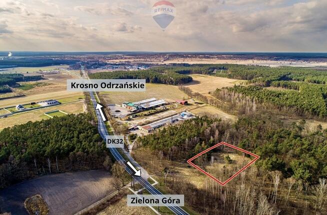 Działka budowlana 4081 m2, Dąbie