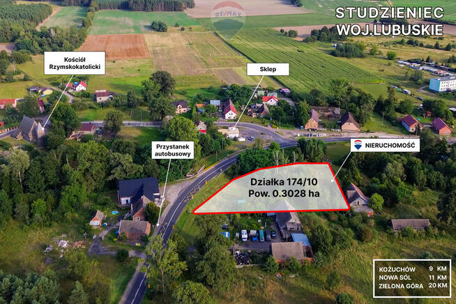 Na sprzedaż działka 3.028 m²