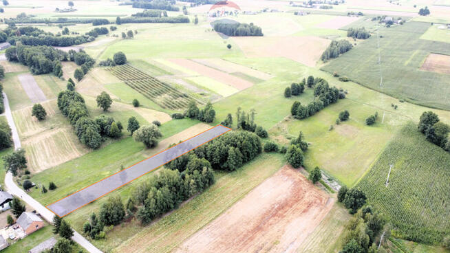 Działka budowlana 1900 m2 Ostrownica Wieś z WZ