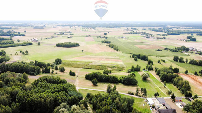 Działka budowlana 1900 m2 Ostrownica Wieś z WZ