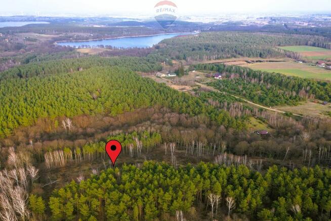 Działka z WZ przy lesie i stawie