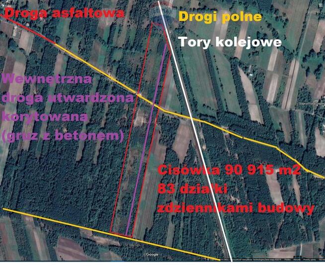 Cisówka, Kompleks działek inwestycyjnych 90 915 m2