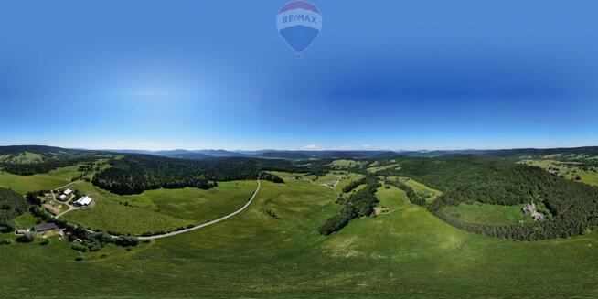 Krajobrazowa działka 1,2 ha. Nowica. Beskid Niski.