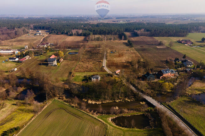 Działka na sprzedaż nad rzeką Mroga - Dmosin Drugi