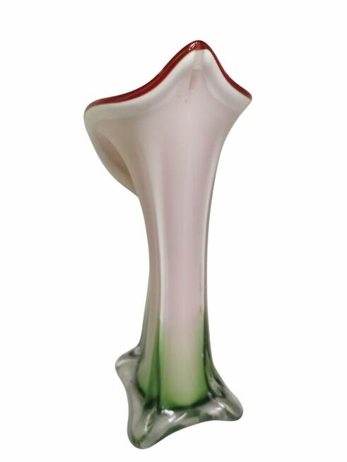 WAZON KOLOROWE SZKŁO KALIA KWIAT