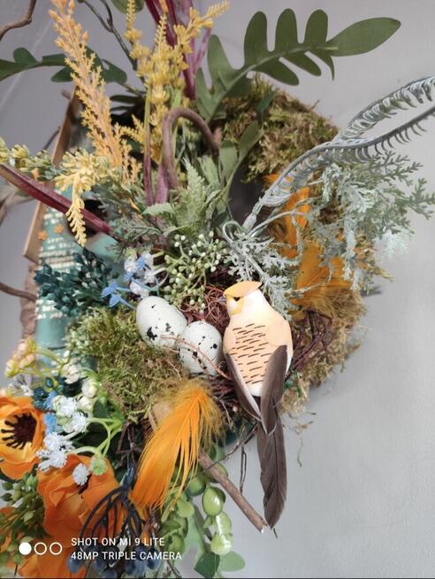 Wianek wiosenny wielkanocny