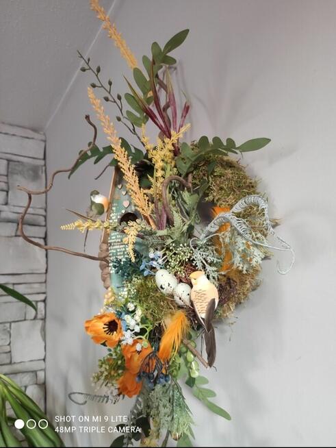 Wianek wiosenny wielkanocny