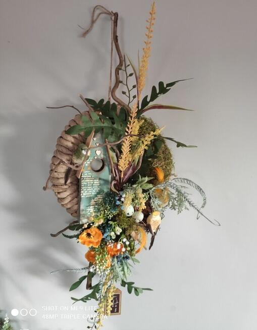 Wianek wiosenny wielkanocny