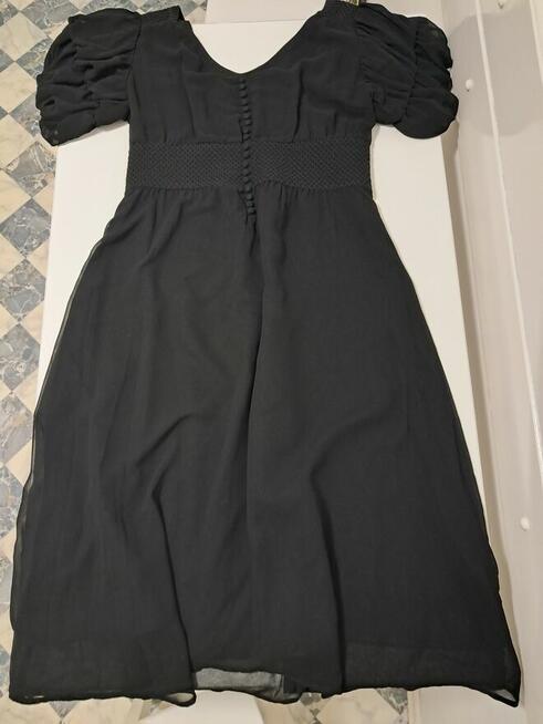 Sukienka wizytowa, czarna, „Vintage Stories”, rozm. 40