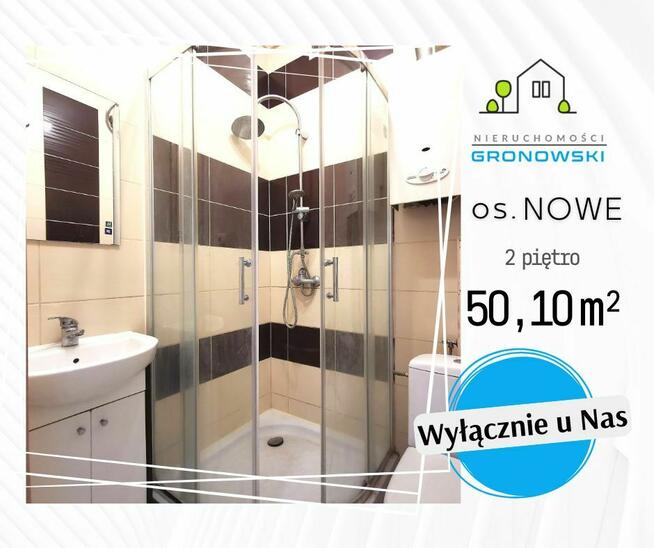 Komfortowe 2 pokoje - 50,10 m2 na Osiedlu Nowym.