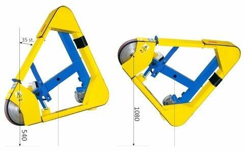 Szlifierka taśmowa do metali dla odlewni Gekon Maxi
