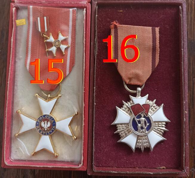 Medal Odznaczenie Order Krzyż Zasługi Legitymacja Etui Prl