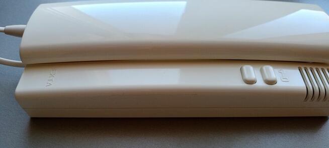 Domofon unifon biały analogowy Wekta TK6 4, 5 lub 6 żyłowy