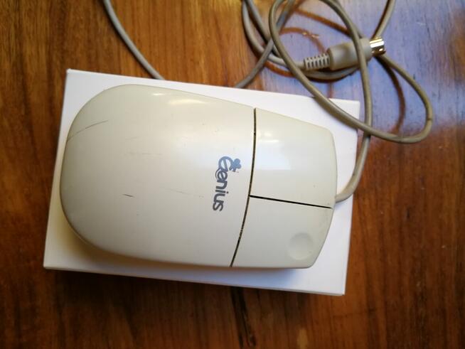 Myszka Vintage Genius EasyMouse kulkowa retro serial com por