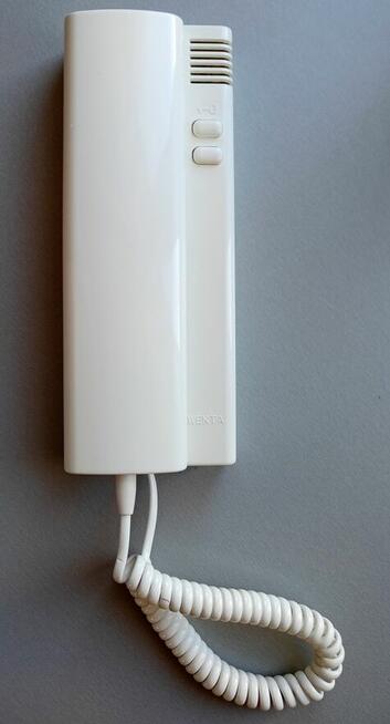 Domofon unifon biały analogowy Wekta TK6 4, 5 lub 6 żyłowy