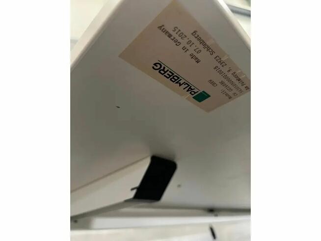 Biurko regulowane 156x80cm do pracy siedząco- stojącej