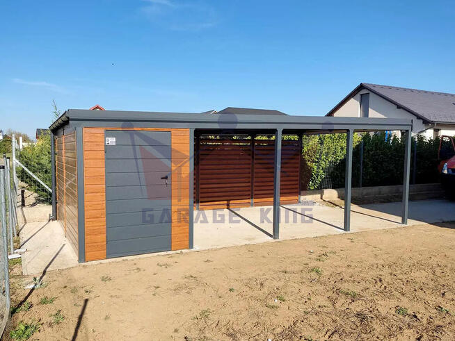 Nowoczesne wiaty samochodowe, carporty, blaszane altany