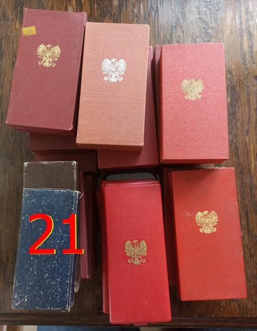 Medal Odznaczenie Order Krzyż Zasługi Legitymacja Etui Prl