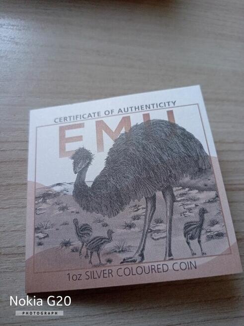 Sprzedam monetę Australijski emu