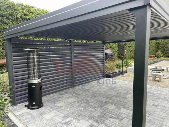 Nowoczesne wiaty samochodowe, carporty, blaszane altany