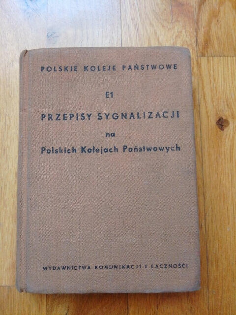 E1 Przepisy sygnalizacji PKP
