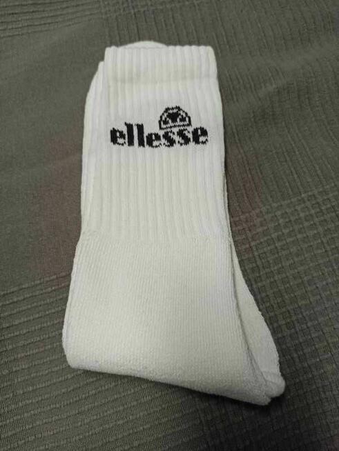 Białe skarpety Ellesse 43-46 white socks soxy sport siłownia