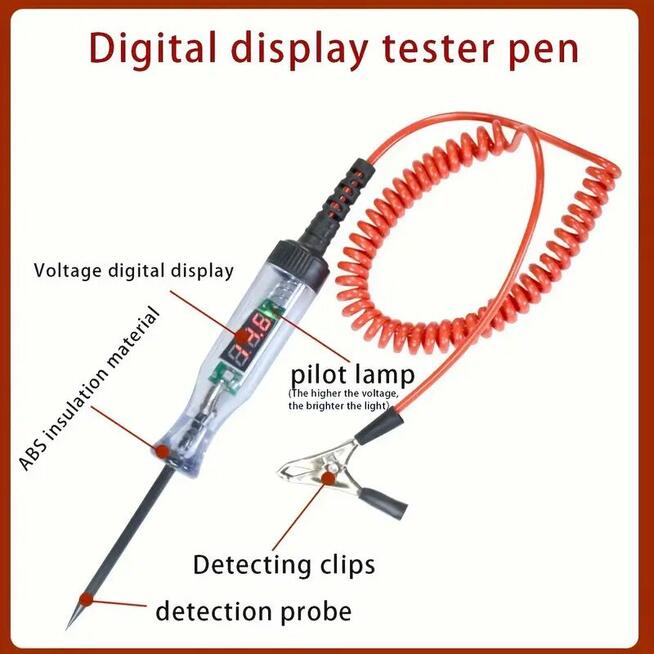 Miernik Cyfrowy, Tester Napięcia Elektrycznego Obwodów