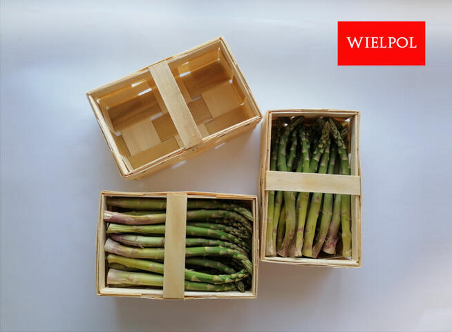 Sprzedaż. Opakowania do szparagów.