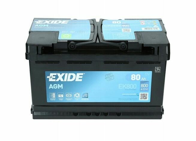 Akumulator Exide AGM start&stop EK800 80Ah 800A EN