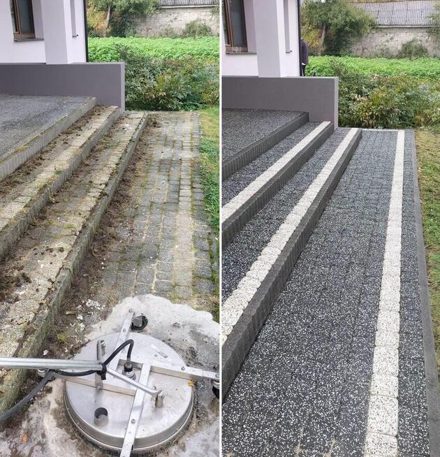 Czyszczenie kostki brukowej, MYCIE ELEWACJI