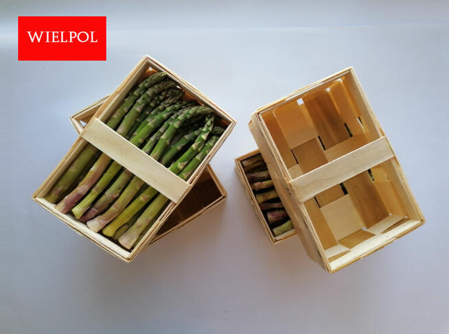 Sprzedaż. Opakowania do szparagów.