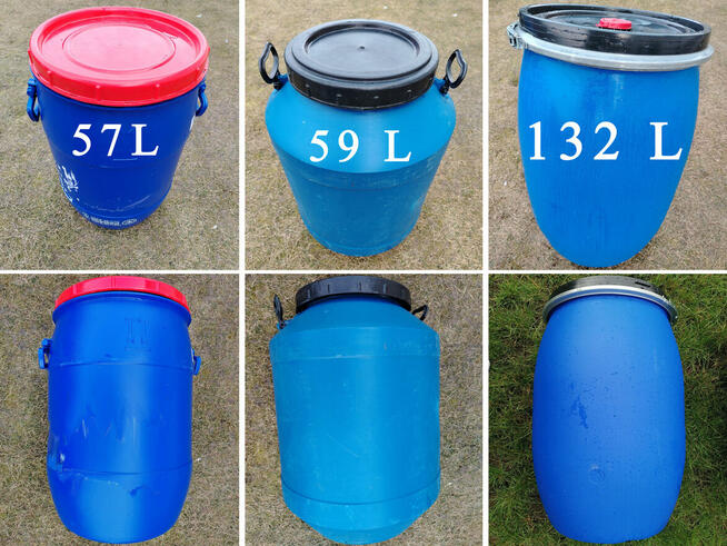 Beczka plastikowa 30l,50l,120l,220l,260L. Beczki plastikowe