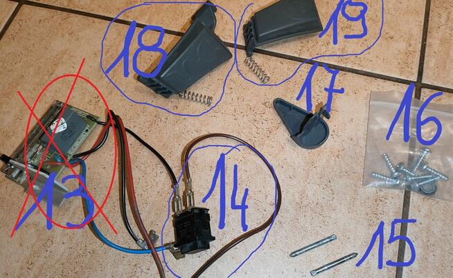 Zelmer Odyssey ZVC305ST 950W- NA CZĘŚCI !