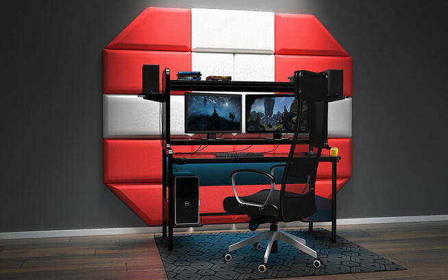 Zestaw paneli ściennych dla gracza od desibox