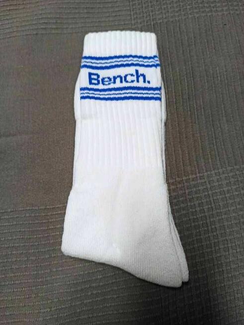 Białe skarpety Bench 39-46 white socks soxy socksy sport