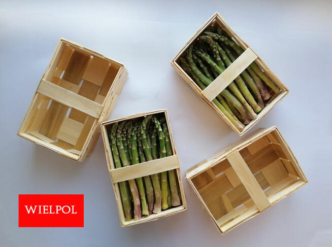 Sprzedaż. Opakowania do szparagów.