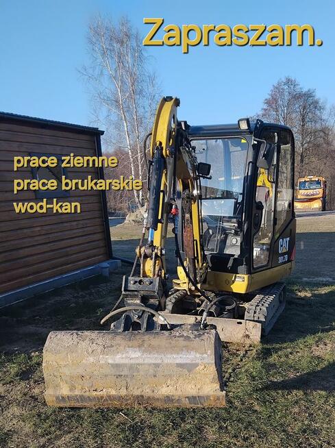 Usługi minikoparką, prace ziemne, brukarstwo