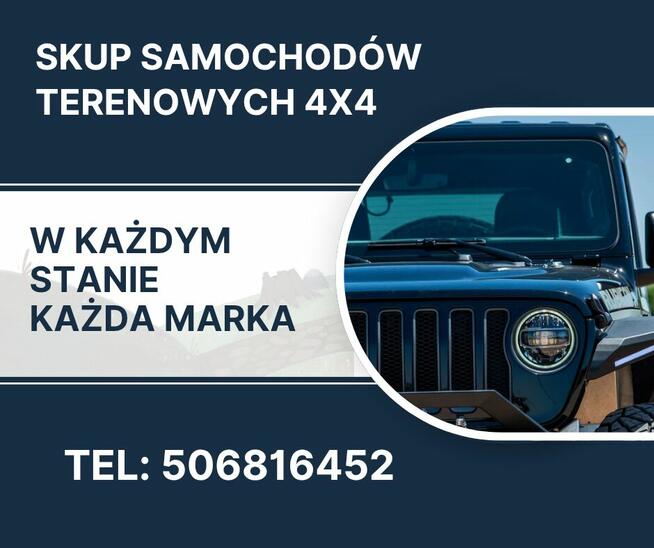SKUP samochodów TERENOWYCH 4x4 Skup AUT! *małopolska śląsk