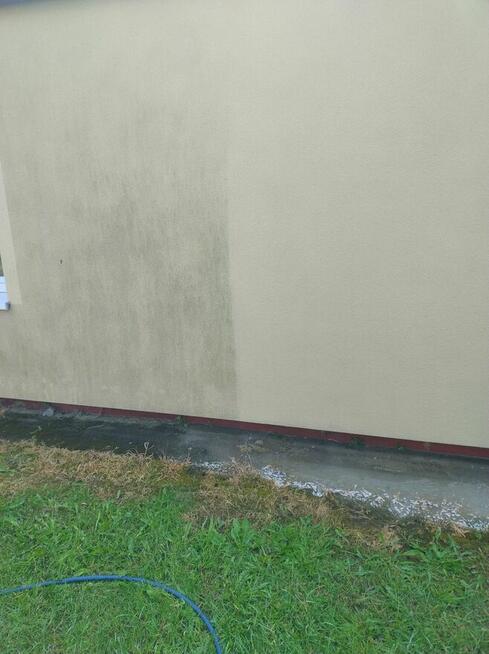 Mycie kostki, elewacji i dachów