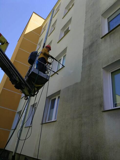 Czyszczenie kostki brukowej, MYCIE ELEWACJI