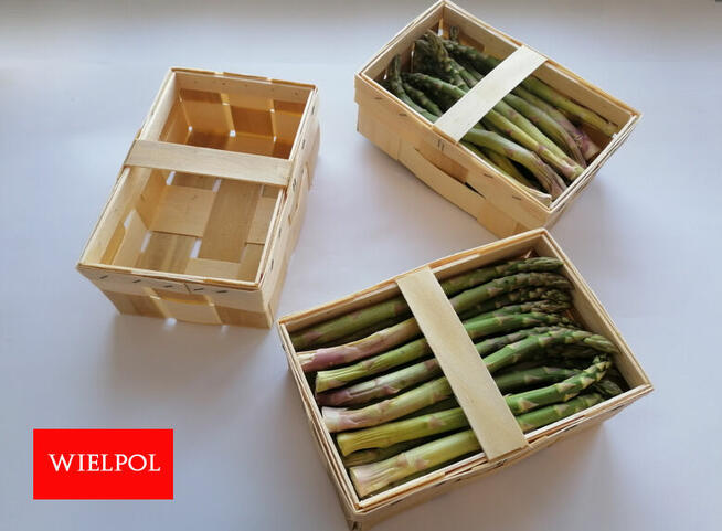 Sprzedaż. Opakowania do szparagów.