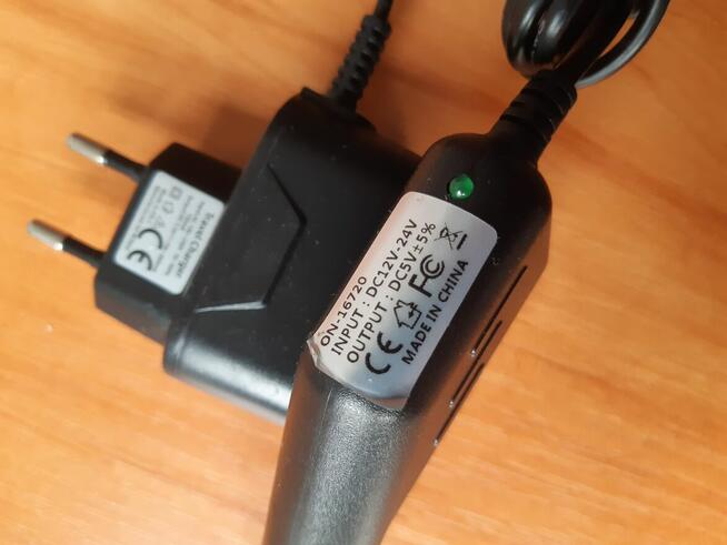 Ładowarki z końcówką miniUSB kpl. sieciowa i samochodowa