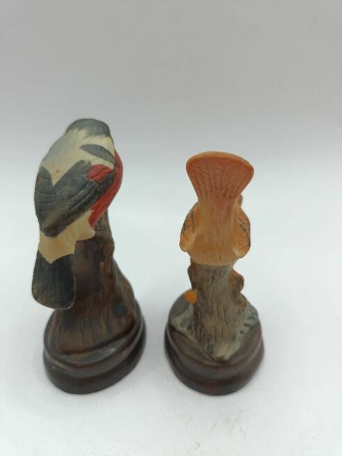 Figurka ceramika biskwitowa ptaków ptaszków