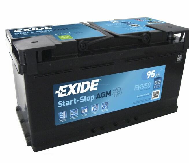 Akumulator 95Ah 850A EXIDE AGM START&STOP EK950