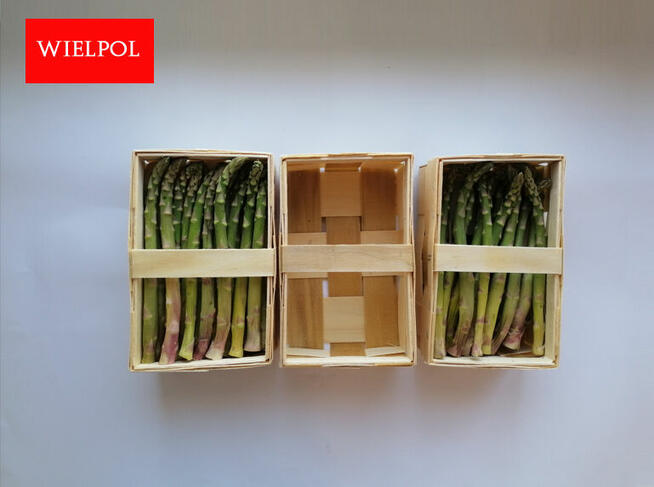 Sprzedaż. Opakowania do szparagów.