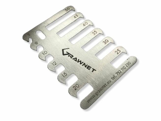 Rysik dekarski szablon traserski do blach z Logo