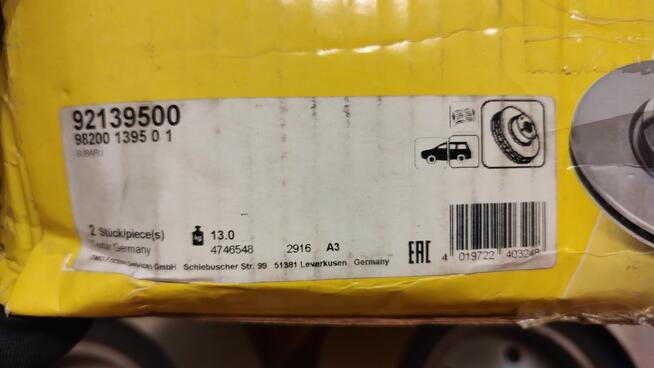 Tarcza hamulcowa TEXTAR 92139500