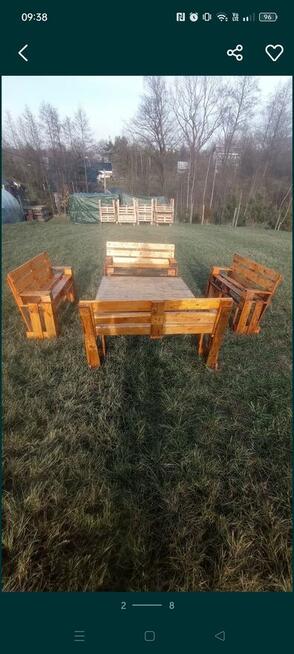 Meble ogrodowe z palet