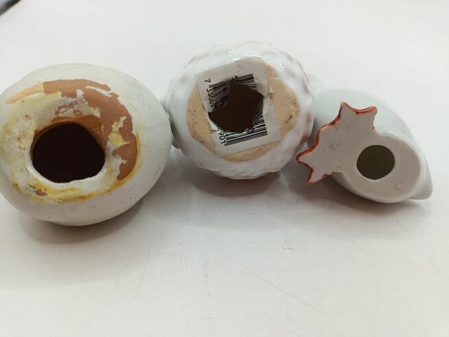 Figurki drobiu mini : dwie kurki i gąska